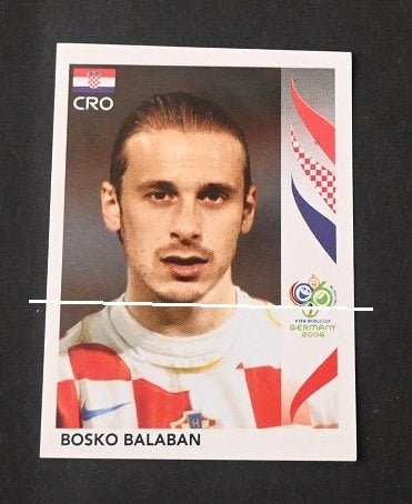 Coupe du monde Panini Allemagne 2006/Croatie/Bosko Balaban, Collections, Envoi, Neuf, Affiche, Image ou Autocollant