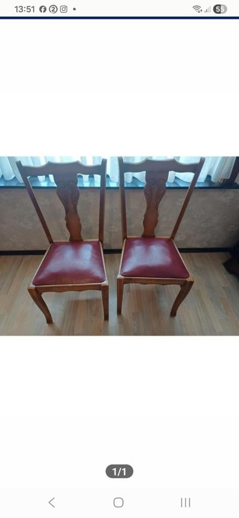 2 Vintage stoelen, Ophalen