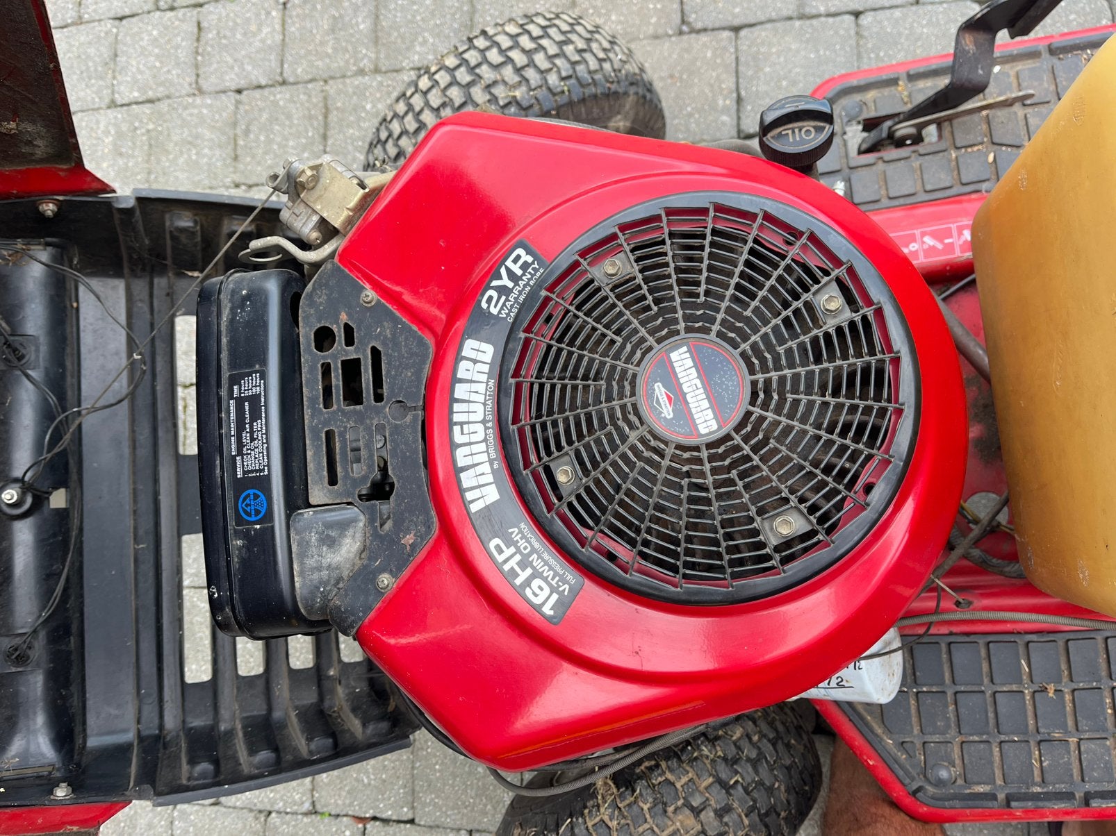 Moteur Vanguard Brigg & Straton 16cv, Tuin en Terras, Ophalen, Gebruikt