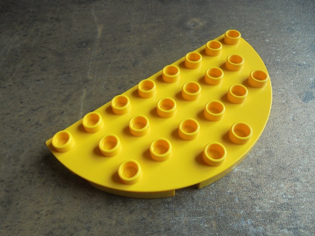 Lego Duplo Plate 4x8 Round Corners (zie foto's), Enlèvement ou Envoi, Utilisé, Briques en vrac, Duplo