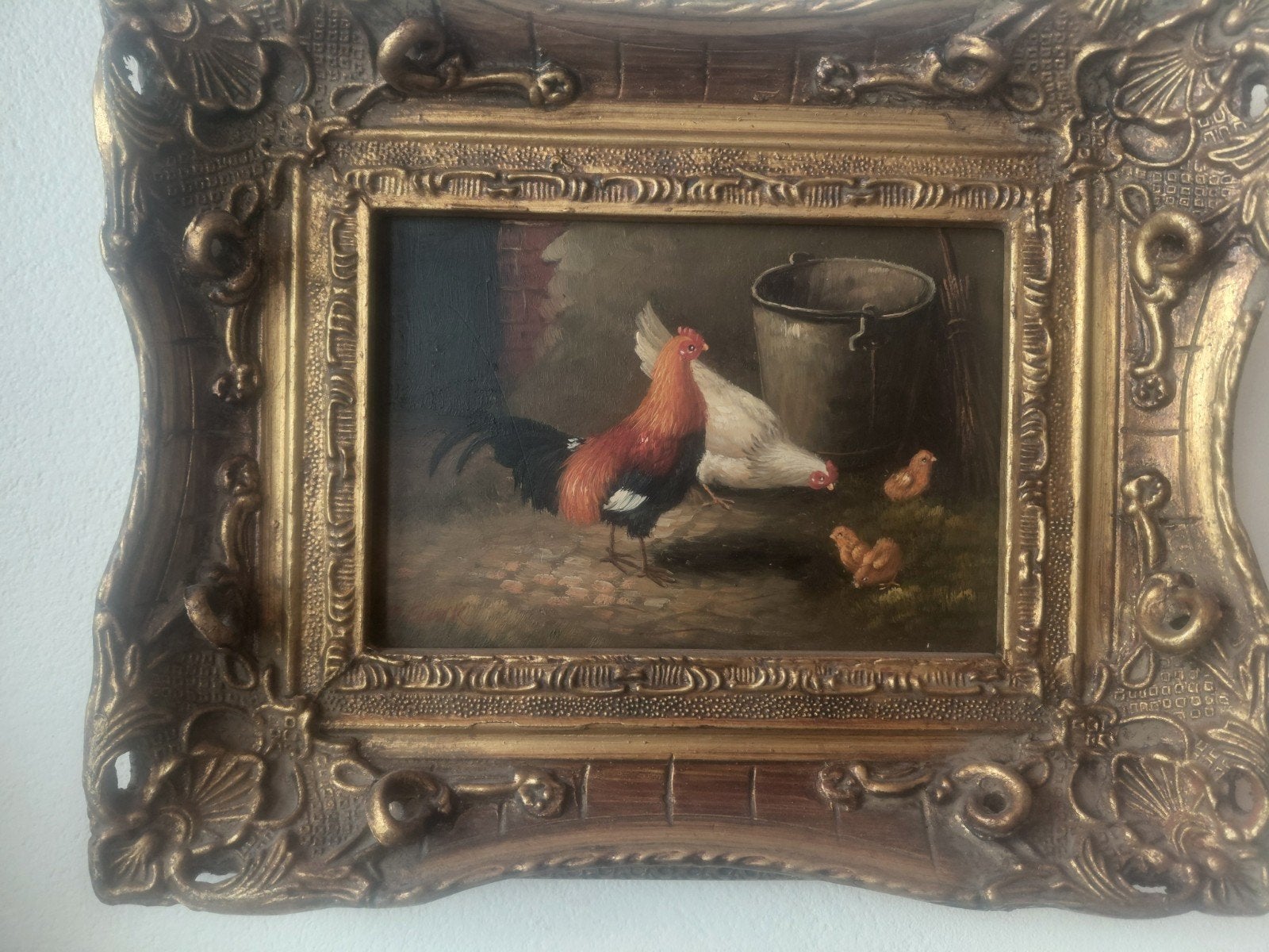 Unieke 19e-Eeuwse olieverfschilderijen, Antiek en Kunst, Paneel, Dieren, Ophalen of Verzenden, Gesigneerd