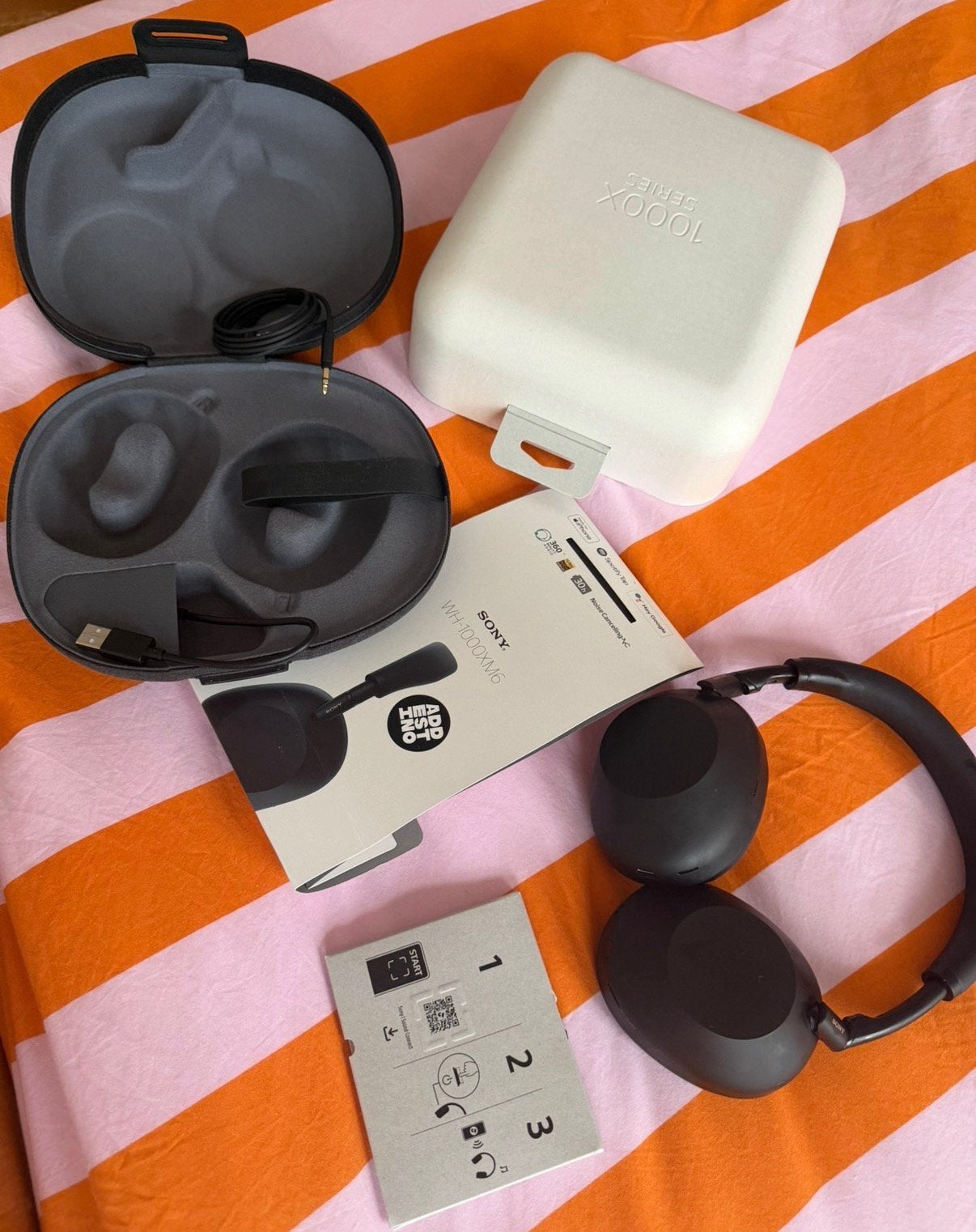 Sony WH-1000XM6 Draadloze Noise Cancelling Koptelefoon, TV, Hi-fi & Vidéo, Casques audio, Enlèvement ou Envoi, Comme neuf, Sony