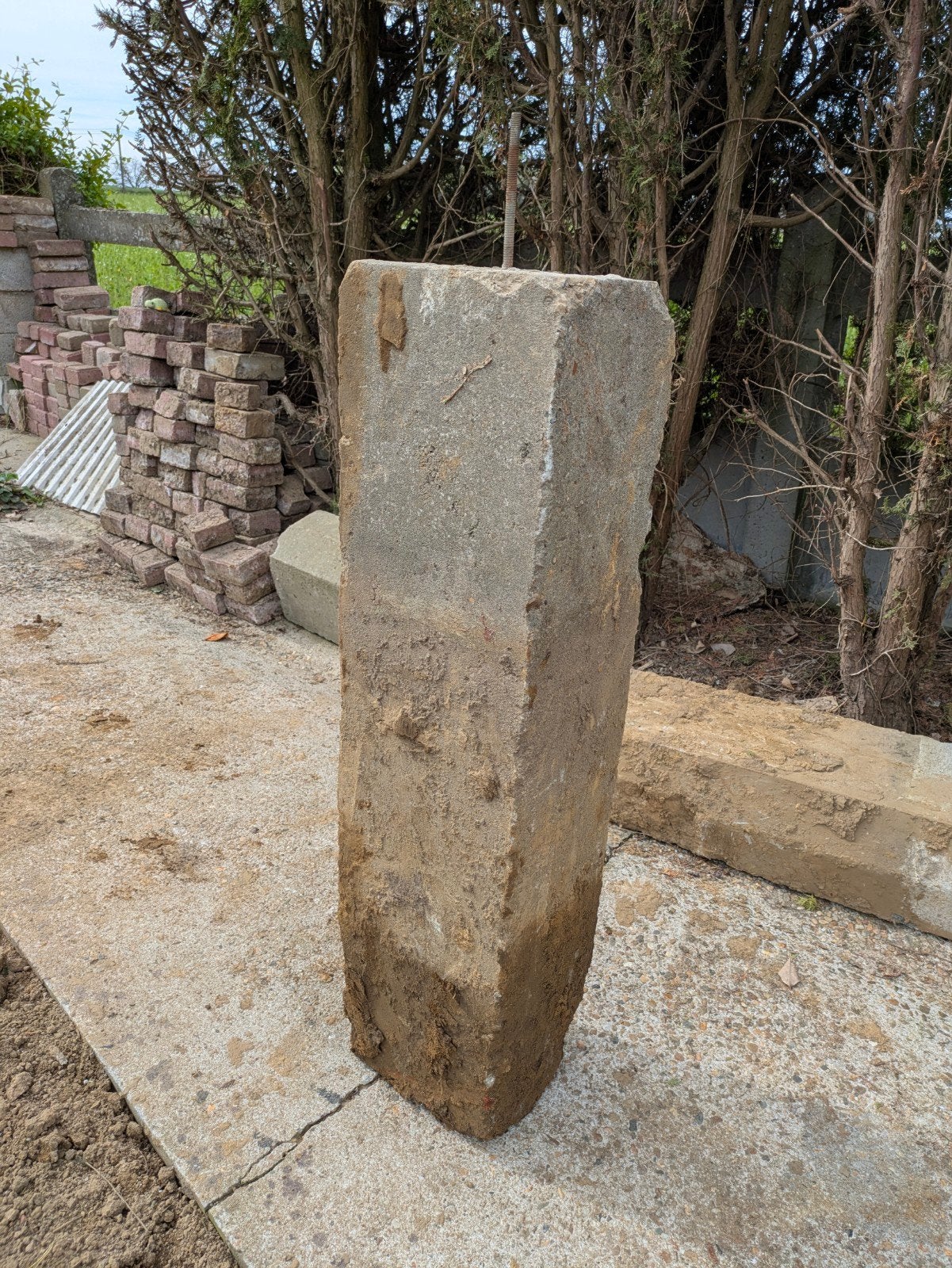 Betonpoer (6 stuks), Enlèvement, Utilisé, Pavillon de jardin