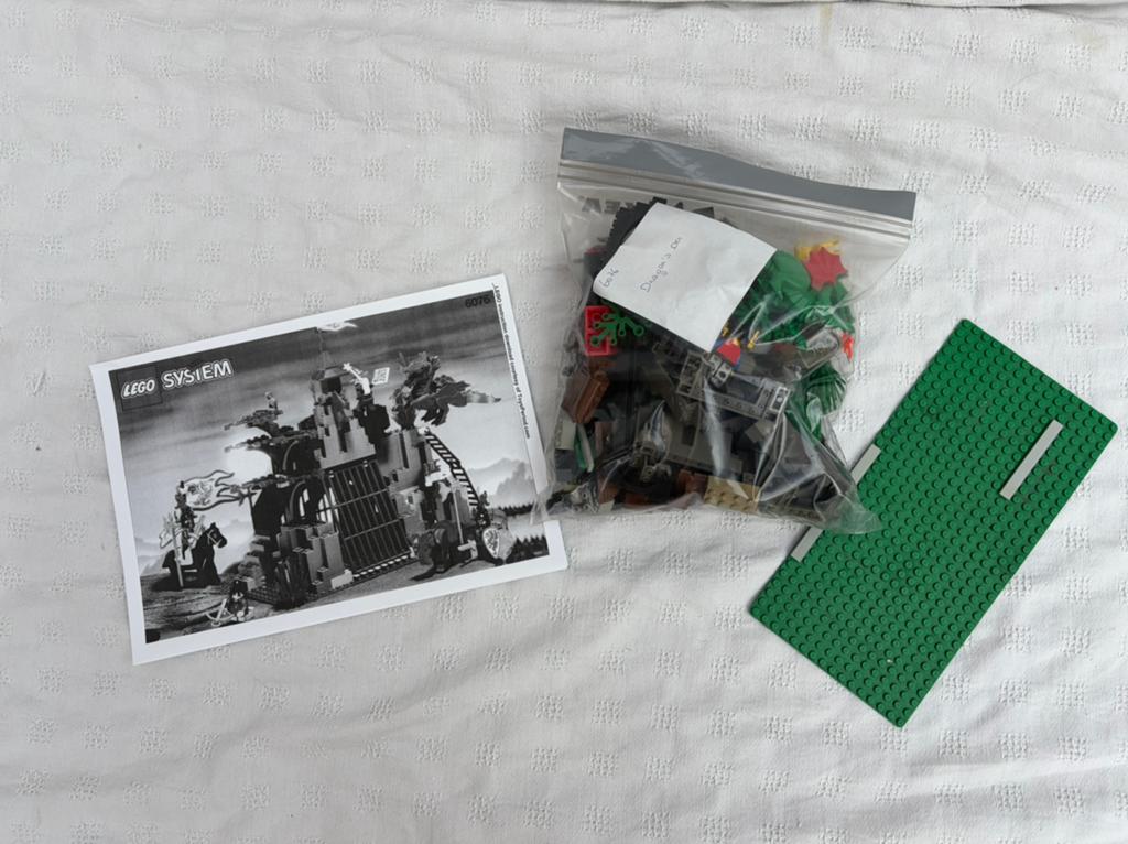 Lego 6076 dark dragon’s den, Ophalen of Verzenden, Zo goed als nieuw, Compleet, Lego