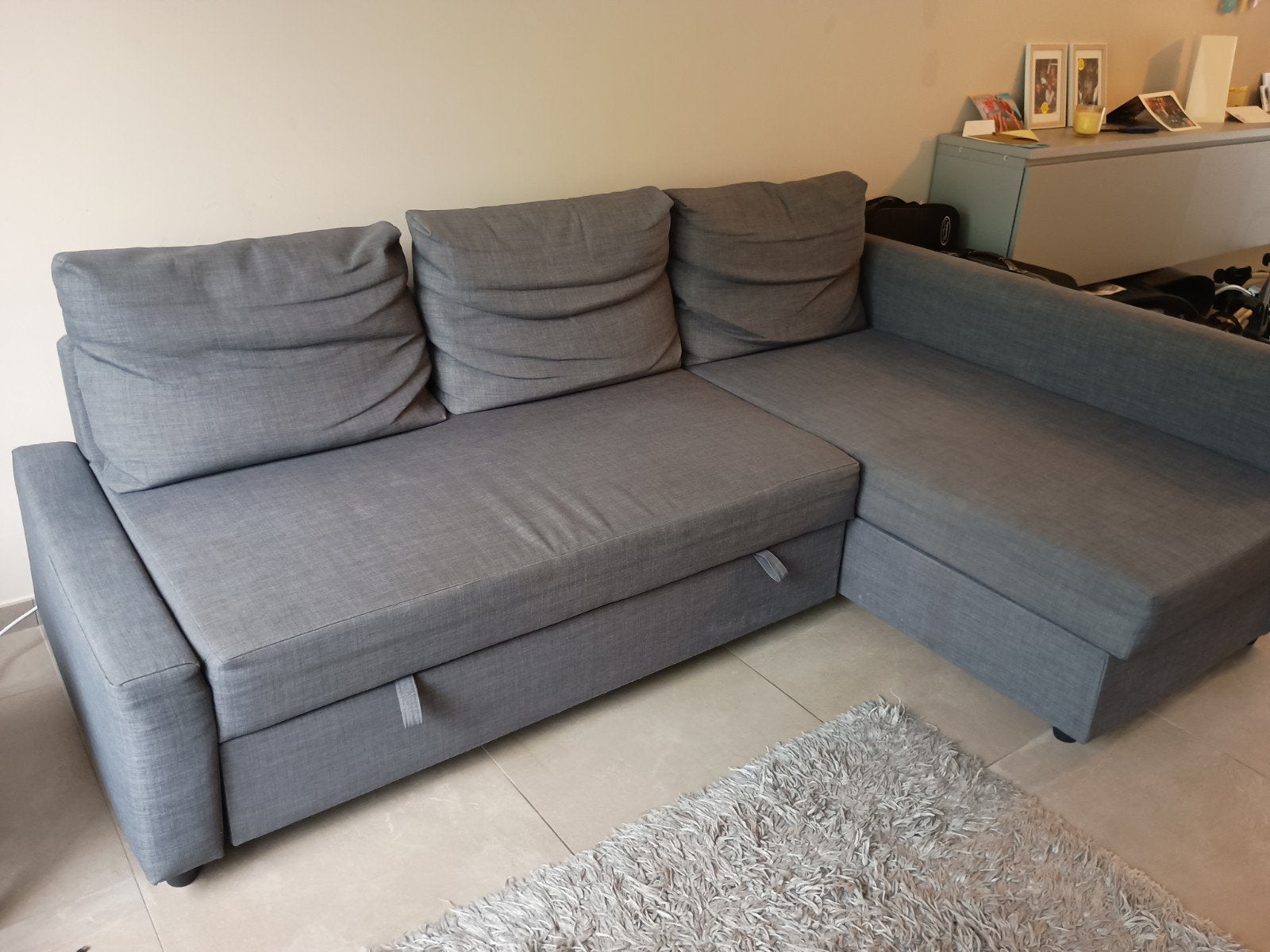 ikea friheten hoekslaapbank, Enlèvement