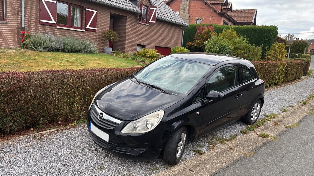 Corsa 2007 Noire Carpass, Auto's, Voorwielaandrijving, https://public.car-pass.be/verify/5716-2446-0227, Stof, 139 g/km
