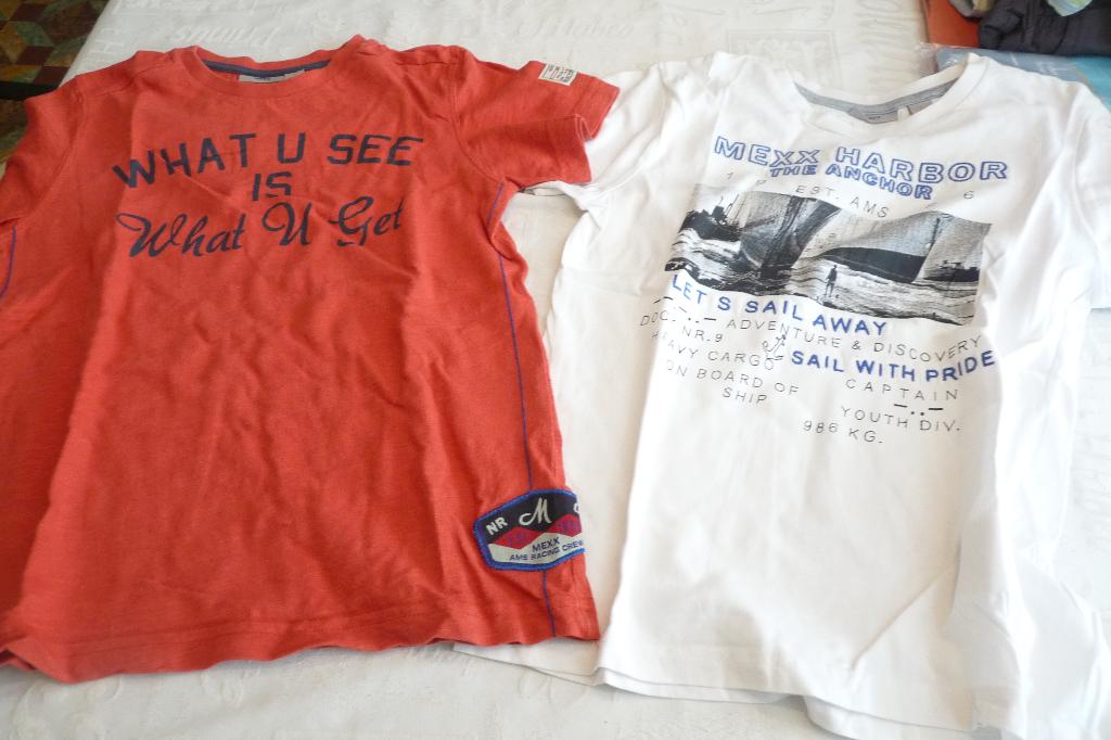 lot de 2 t-shirt mexx 7 ans, Garçon, Enlèvement ou Envoi, Autres types, Comme neuf