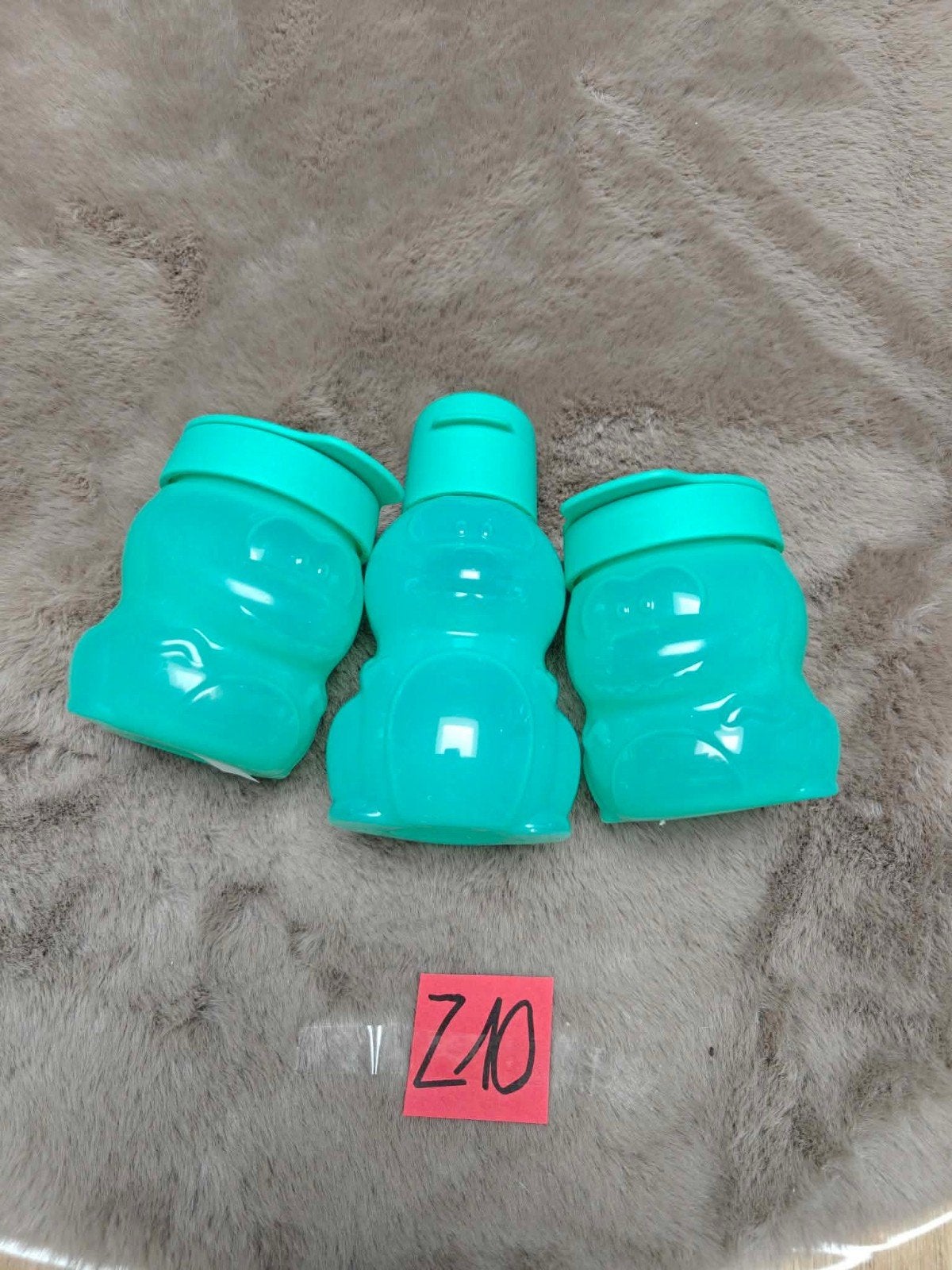 Tupperware Dino dribkfles en snackpotjes, Huis en Inrichting, Gebruikt, Ophalen of Verzenden, Drinkfles, Groen