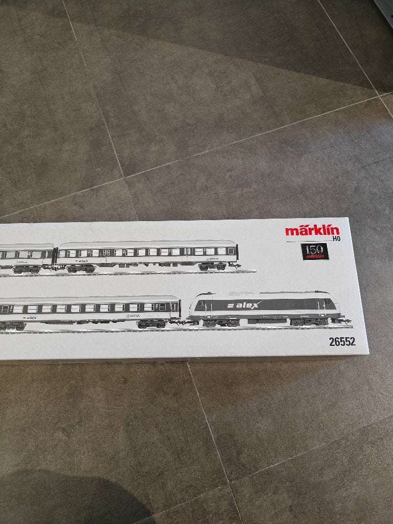 Kit de train numérique Marklin 26552 « ALEX », Enlèvement ou Envoi, Courant alternatif, Comme neuf, Set de Trains