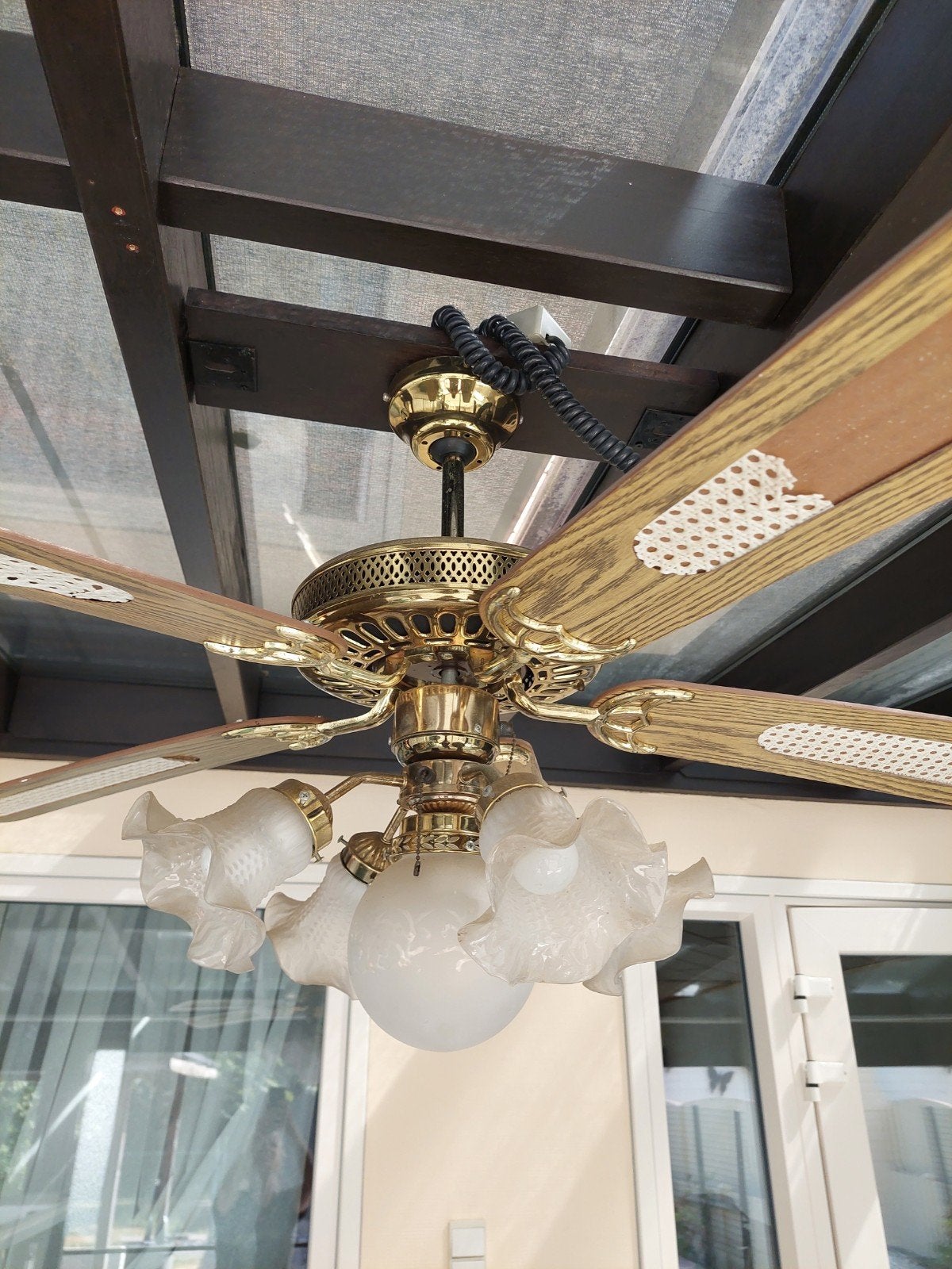 Vintage plafond ventilator, Enlèvement