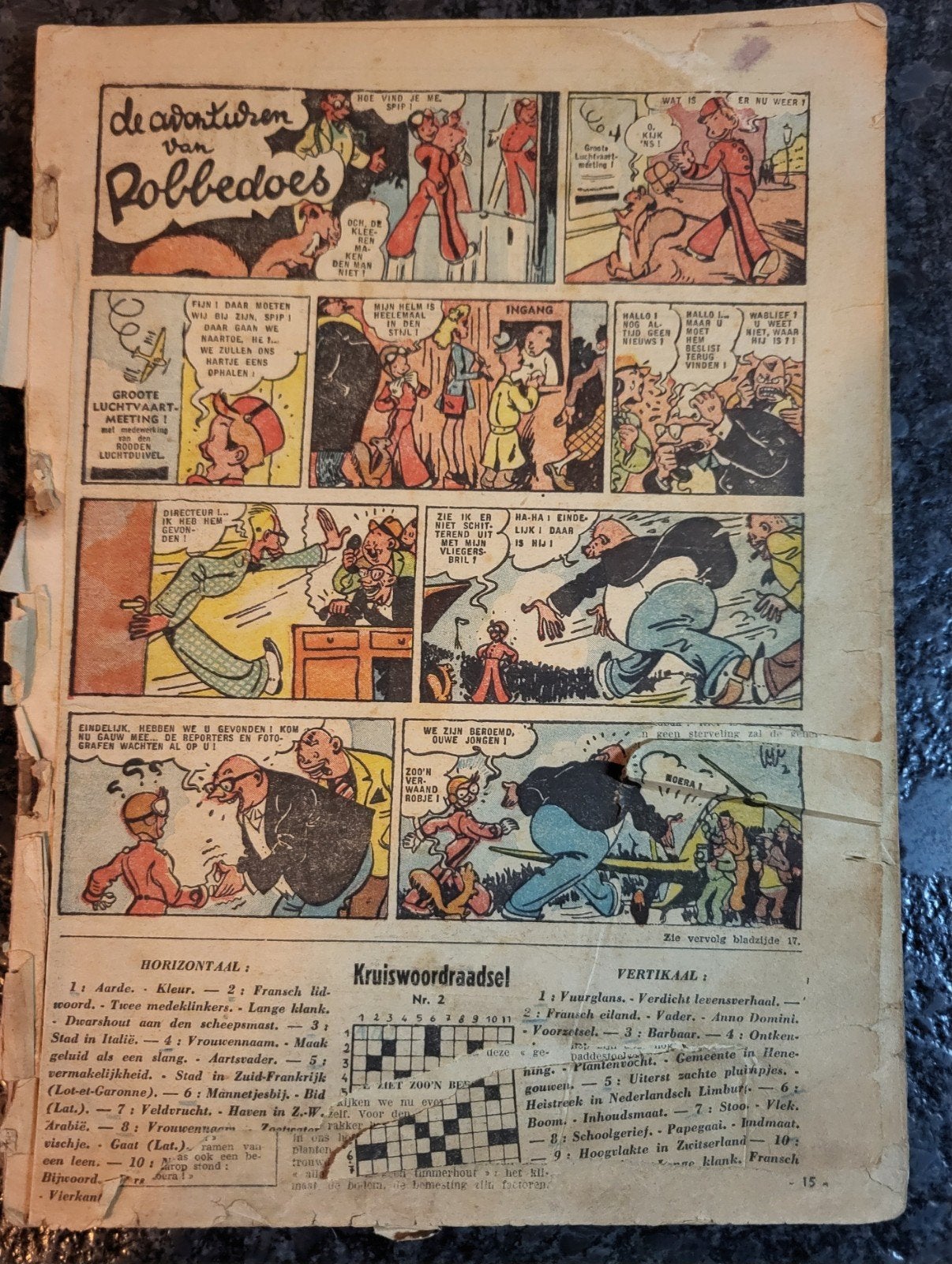 Robbedoes almanak 1944 zoldervondst, Livres, Enlèvement ou Envoi