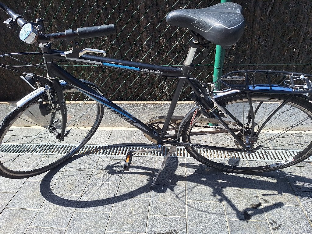 klassieke herenfiets, Gebruikt, Velgrem, Versnellingen, 53 tot 57 cm