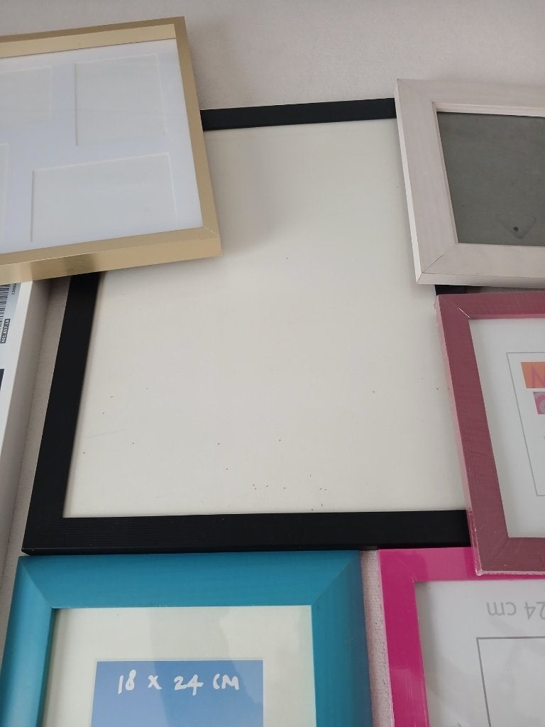 Lot de cadres, Maison & Meubles, Cadre pêle-mêle, Multicolore, Enlèvement, Utilisé