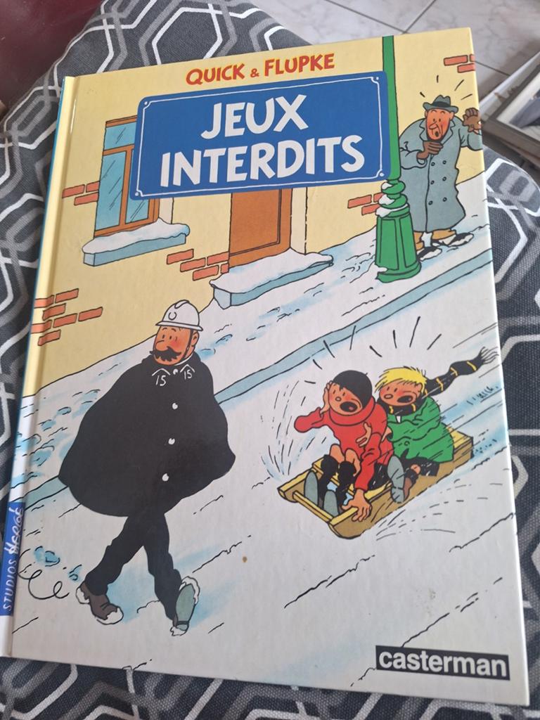 Quick & Flupke Jeux Interdits, Une BD, Enlèvement, Comme neuf