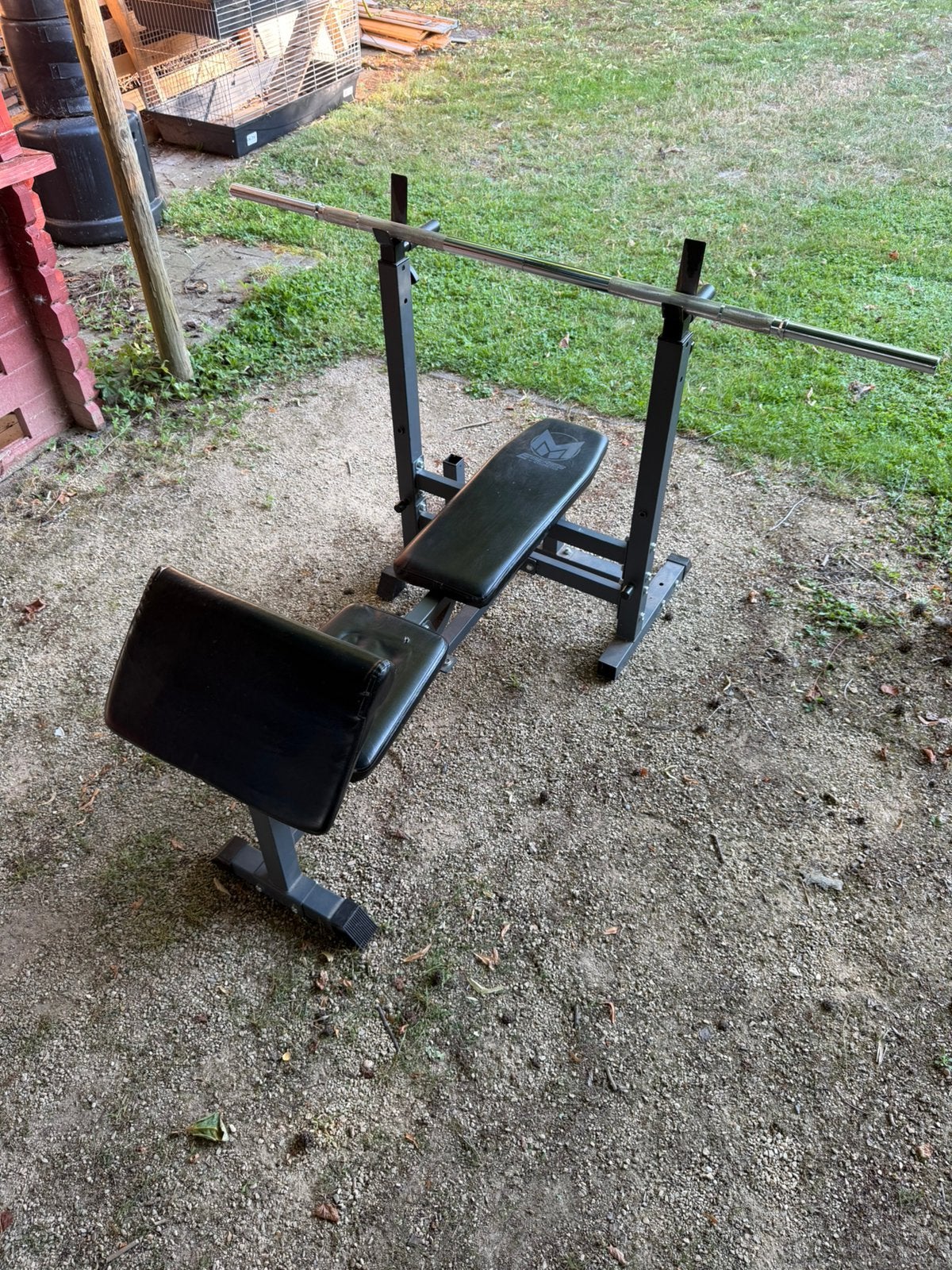 Bench + preacher curl & leg extension/hamstring curl, Sport en Fitness, Fitnessmaterialen, Gebruikt, Ophalen