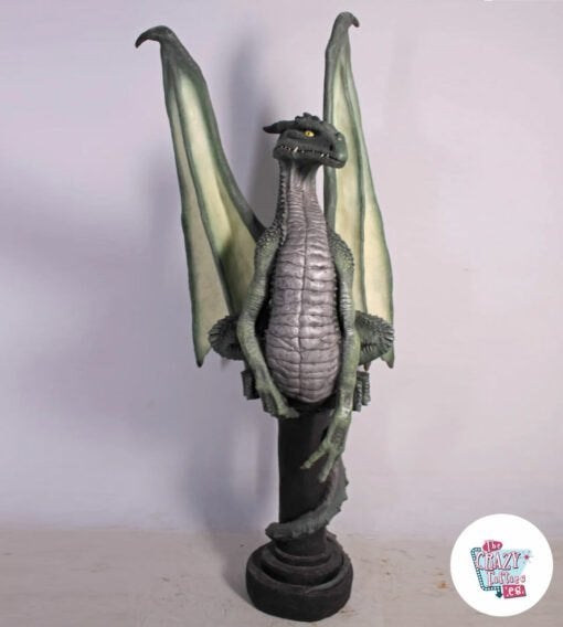 Staande draak - Draak 274 cm - Drakenbeeld, Ophalen, Nieuw