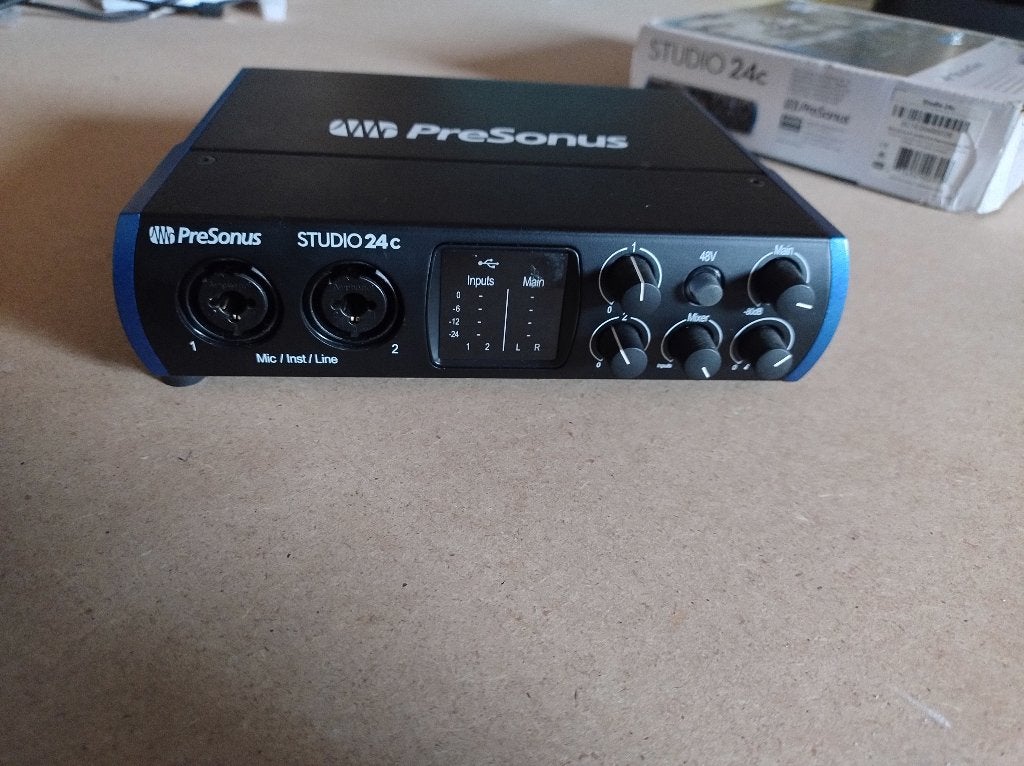 Presonus Studio 24c Interface, Muziek en Instrumenten, Ophalen of Verzenden, Zo goed als nieuw, Minder dan 5 kanalen