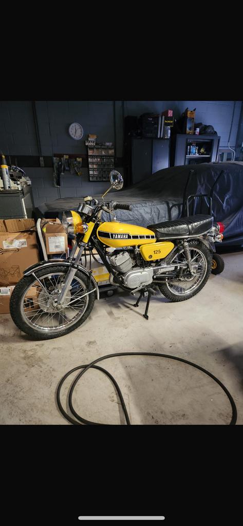 Yamaha rd125cc, Enlèvement, Yamaha