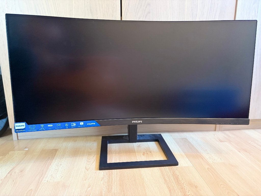 Philips Curved scherm - 34", Informatique & Logiciels, Moniteurs, HD, Comme neuf, Enlèvement, Ultrawide