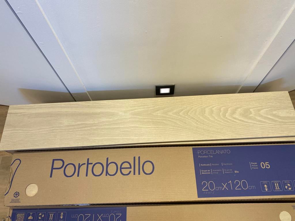 Impermo keramische parkettegel tilestone boho light, Ophalen, 50 tot 150 cm, Overige typen, Nieuw