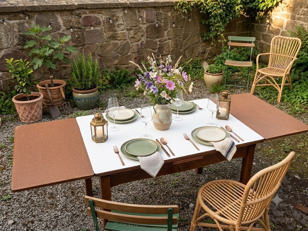 URGENT ANCIENNE TABLE AVEC RALLONGES, Enlèvement