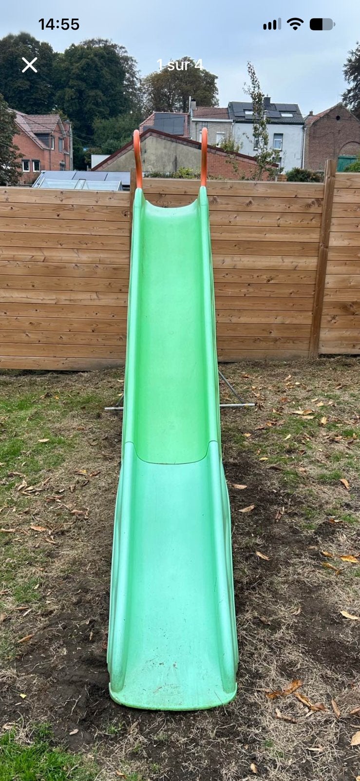 Grand Toboggan waterglijbaan merk Trigano (bij Smoby), Ophalen, Zo goed als nieuw, Glijbaan