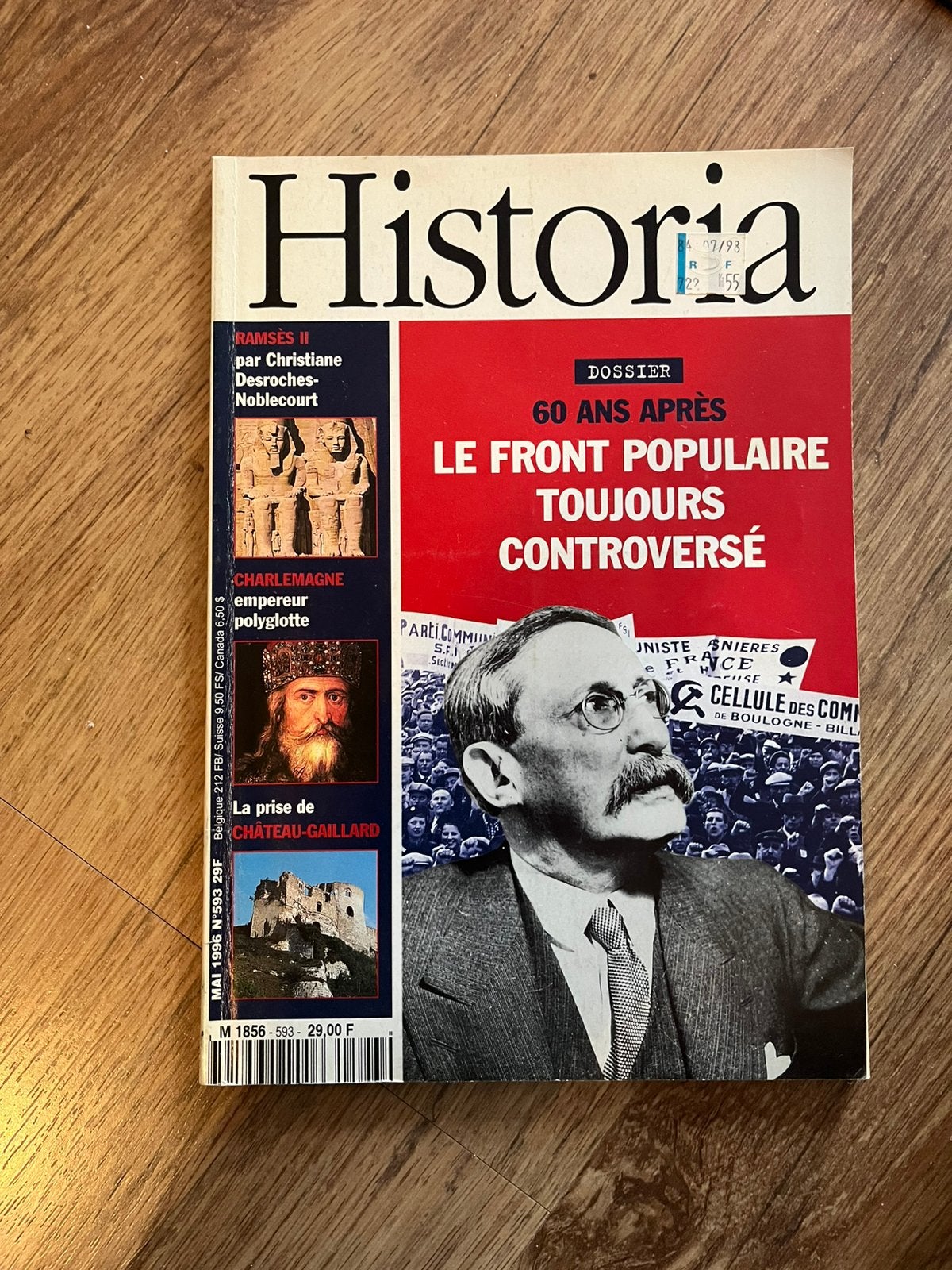 Magazine Historia mai 1996, Collections, Enlèvement