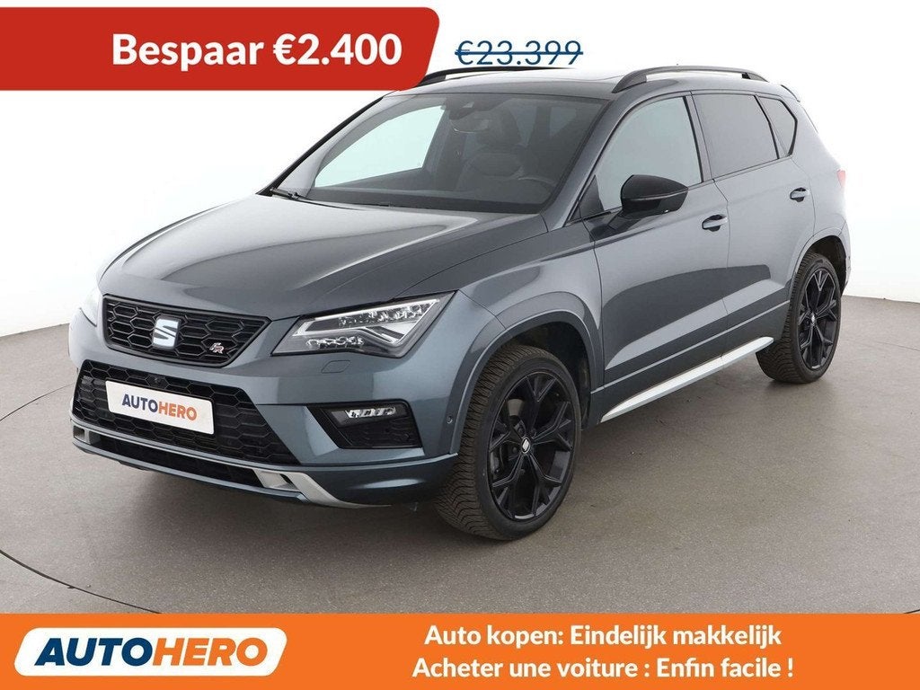 SEAT Ateca 2.0 TSI FR 4Drive (année de construction 2020), Autos, Seat, Cuir, Argent ou Gris, Achat, Euro 6