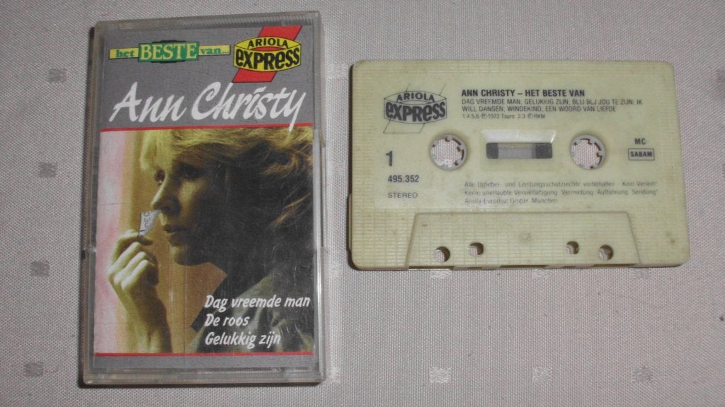 Ann Chrsty dag vreemde man, Cd's en Dvd's, Cassettebandjes, 1 bandje, Ophalen of Verzenden, Zo goed als nieuw, Origineel