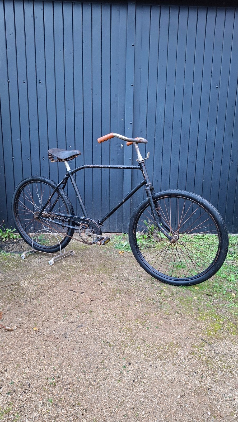 Antieke fiets uit 1951, Ophalen, Jaren '50