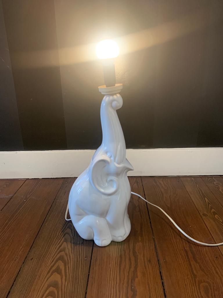 Vintage lampenvoet olifant, Ophalen, Zo goed als nieuw