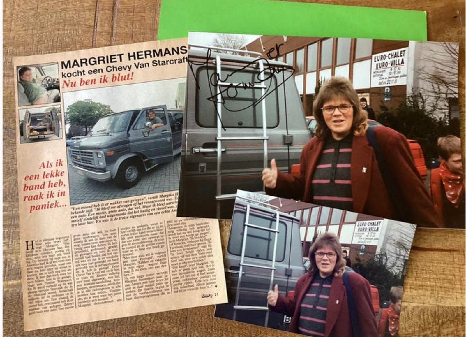 🌼 2 Mini posters + Knipsel MARGRIET HERMANS 📸🌸, Verzamelen, Muziek, Artiesten en Beroemdheden, Gesigneerd, Ophalen of Verzenden