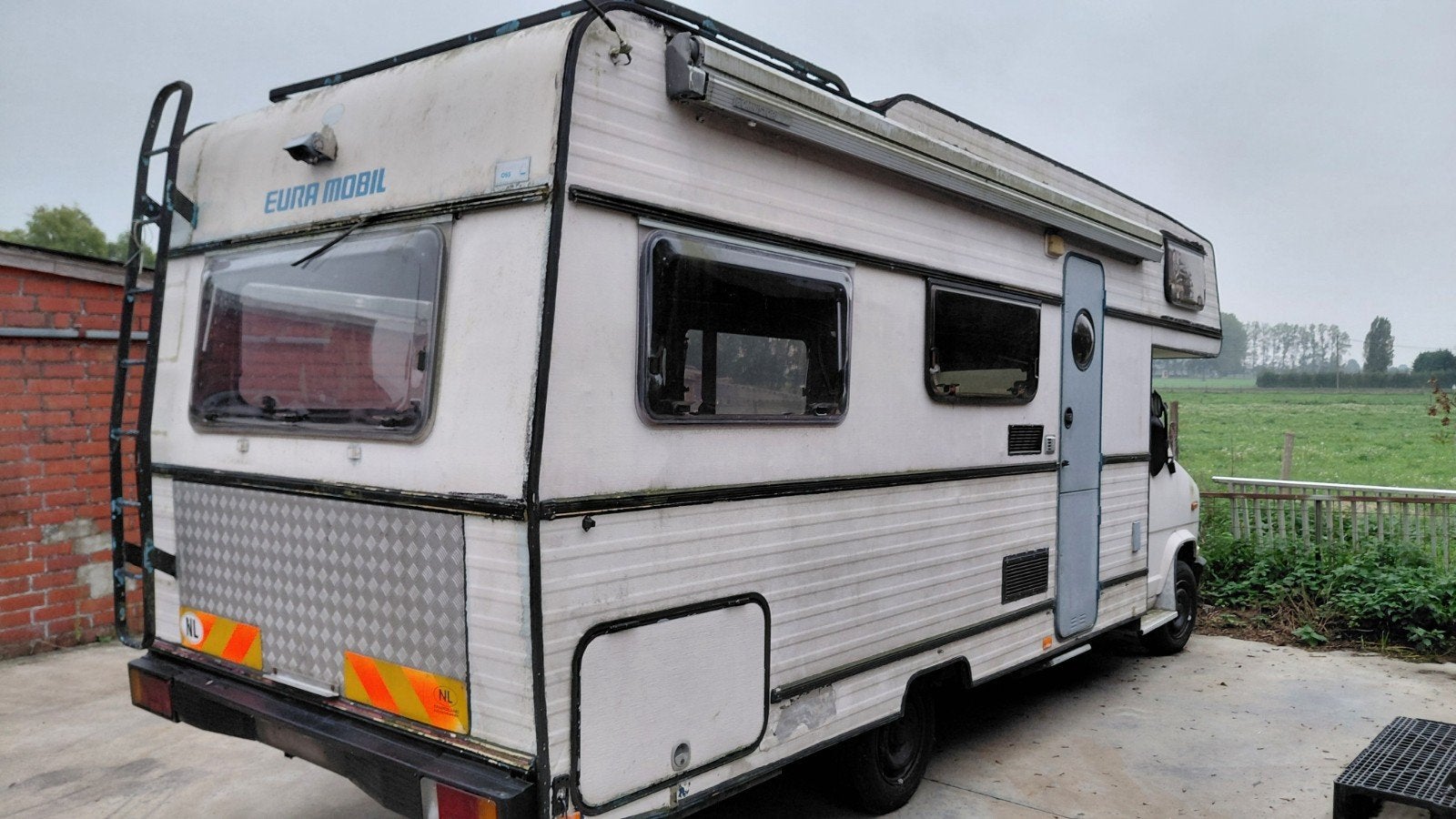 Fiat camper oldtimer voor opmaak, Alkoof, Fiat, Particulier, Boiler