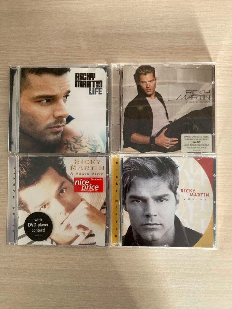 Ricky Martin cd's : 4 stuks, Ophalen of Verzenden, Zo goed als nieuw, Pop, Album