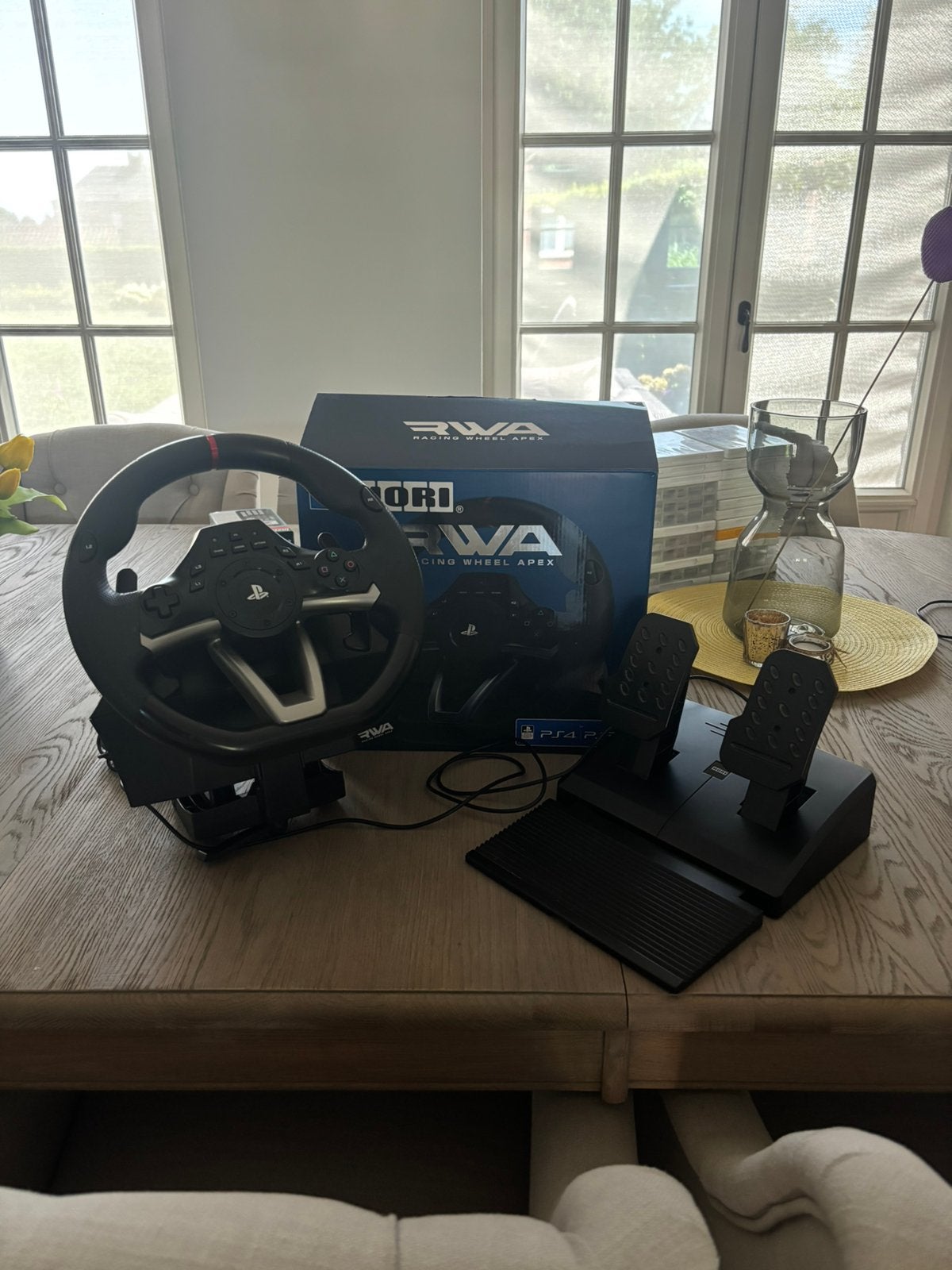 Hori Racing Wheel, Games en Spelcomputers, Spelcomputers | Sony Consoles | Accessoires, Ophalen, Zo goed als nieuw, Controller
