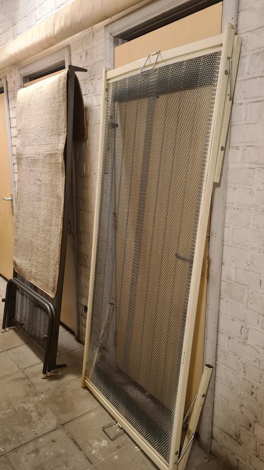 2 lits à sommier treillis, Maison & Meubles, Une personne, Utilisé, Autres dimensions, Métal