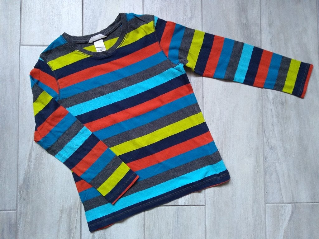 ★ M122/128 - Longsleeve color, Kinderen en Baby's, Kinderkleding | Maat 122, Ophalen of Verzenden, Gebruikt, Jongen, Shirt of Longsleeve