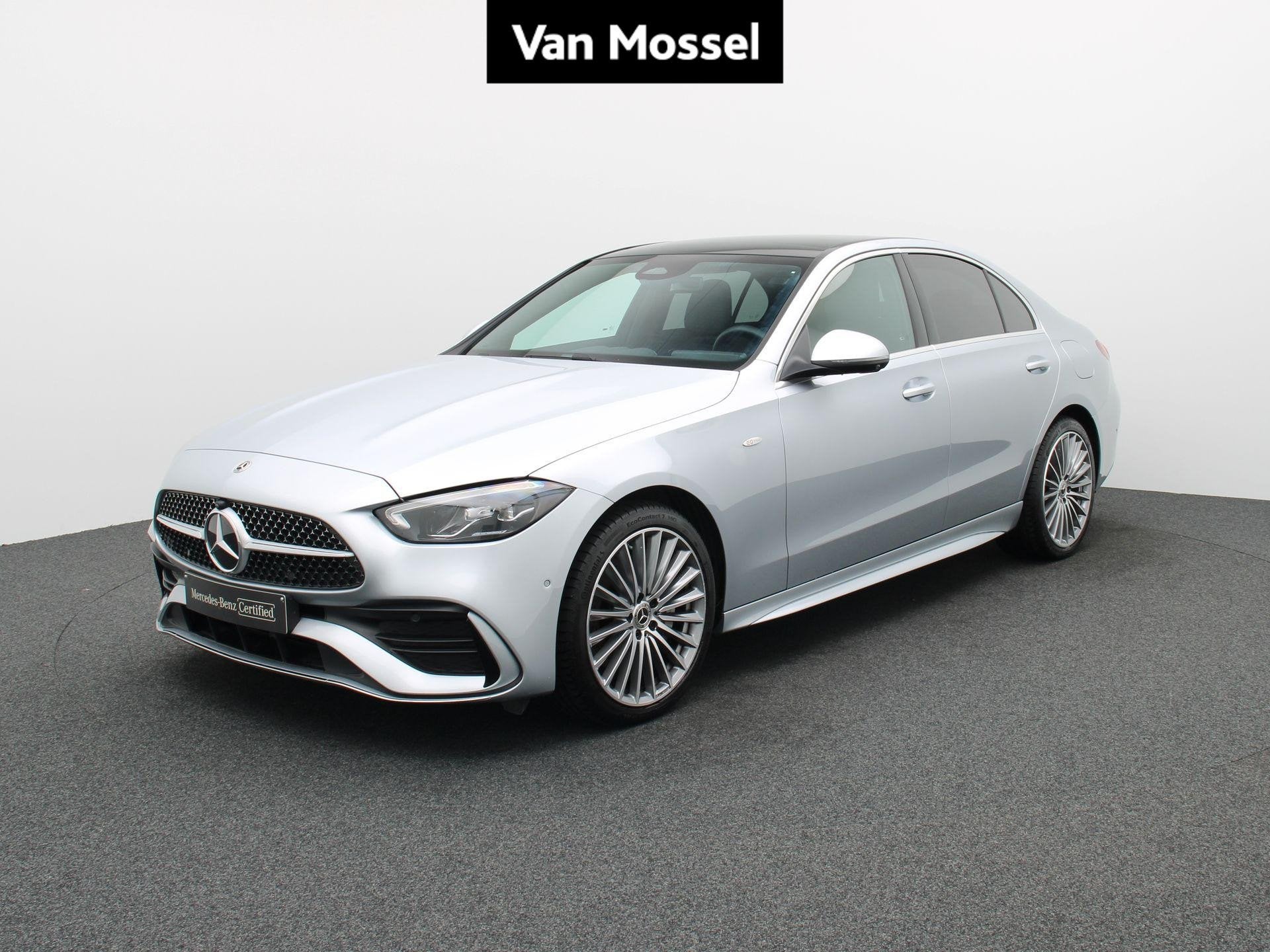 Mercedes-Benz C-Klasse 300 e AMG Line Sedan + PANORAMISCH DA, Autos, Argent ou Gris, Achat, 1800 kg, 4 portes