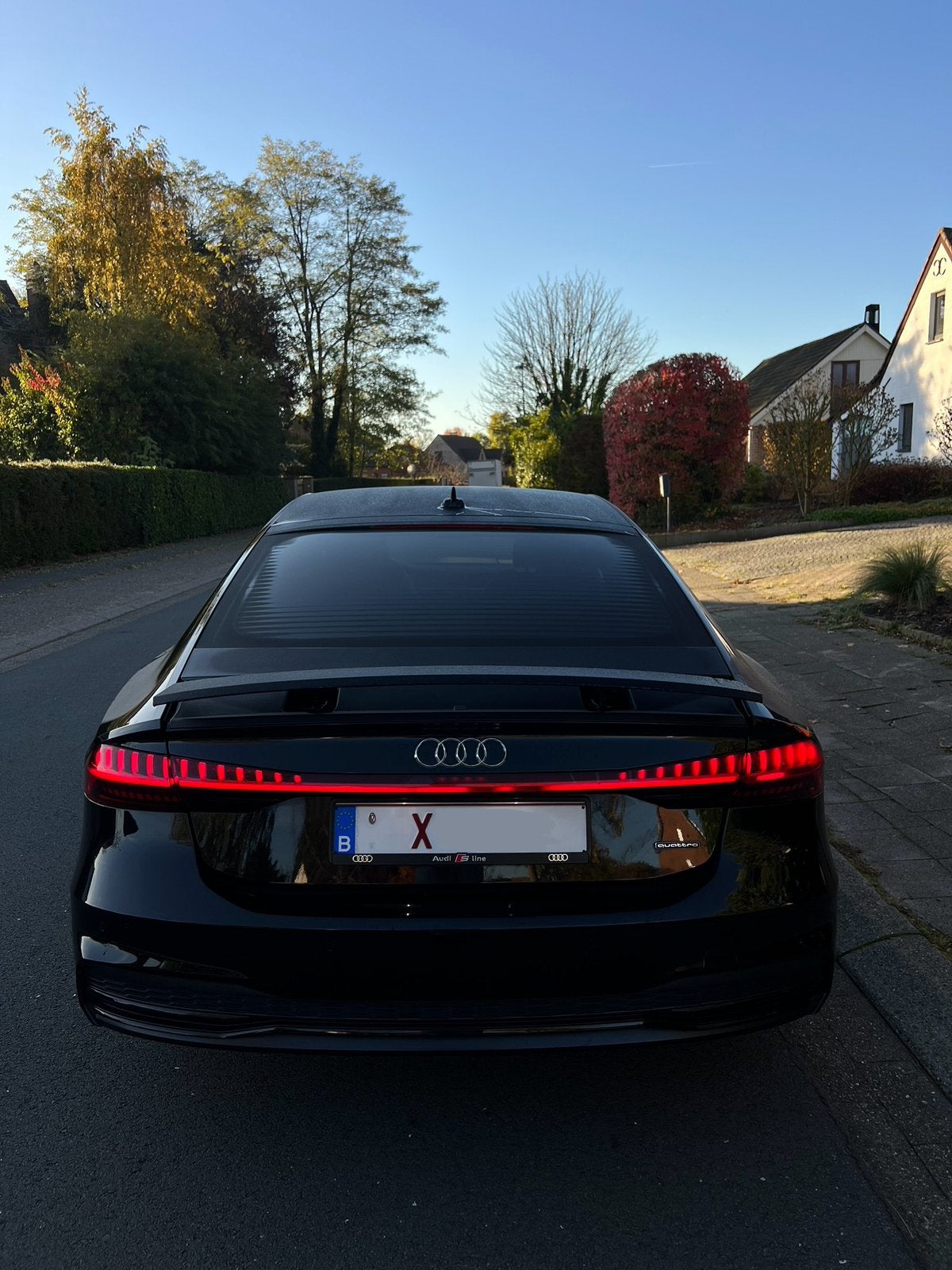 Audi A7 55TFSI e 2021 367ch, Cuir et Alcantara, Euro 6, Entretenue par le concessionnaire, Noir