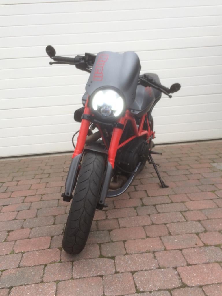buell x1, 1999, 3200 km na complete revisie, ombouw, Motoren, 2 cilinders, Motorrijbewijs A, Gebruikt, Particulier