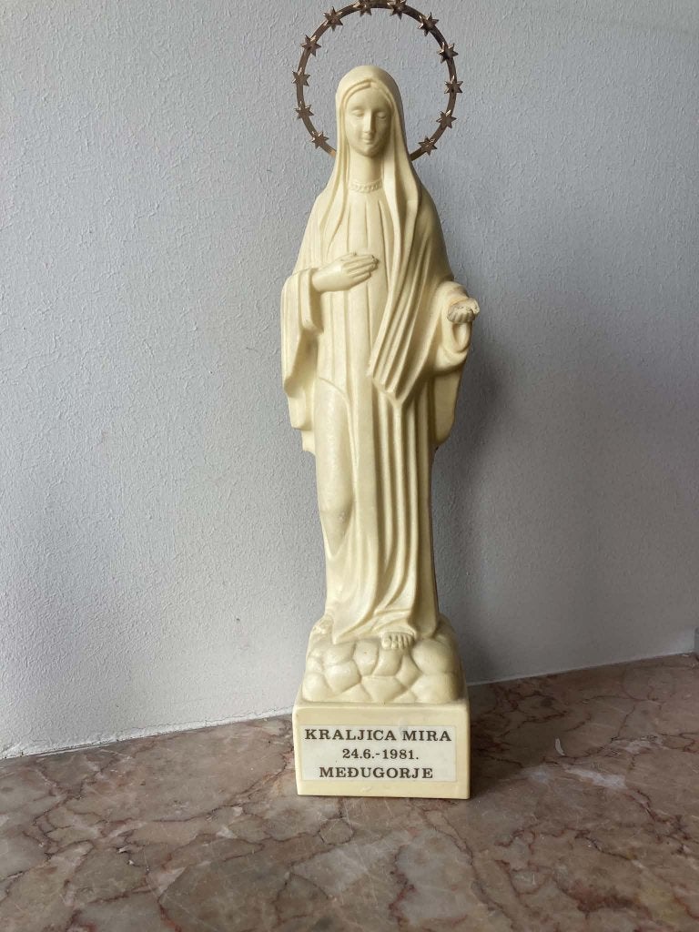 Beeld Maria OLV van Medjugorje (34 cm), Enlèvement ou Envoi, Utilisé, Image, Christianisme | Catholique