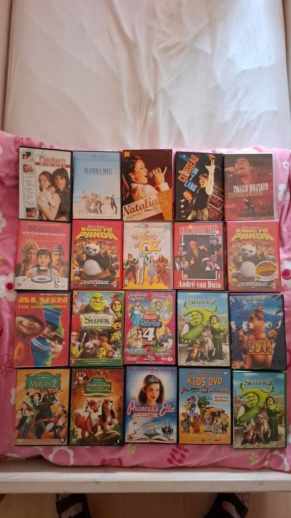 74 DVD'S, Enlèvement