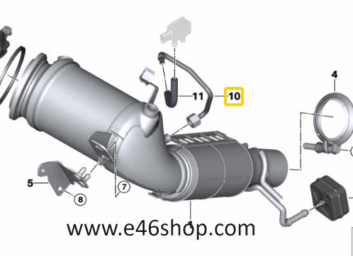 Drukleiding katalysator BMW MINI oe 18328685981 org bmw nieu, -, -, Nieuw, Ophalen of Verzenden