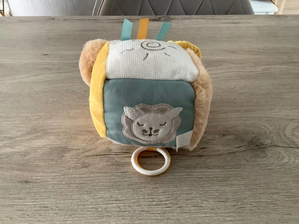 Cube en peluche Baby Small Foot, Enlèvement ou Envoi, Comme neuf, Autres types