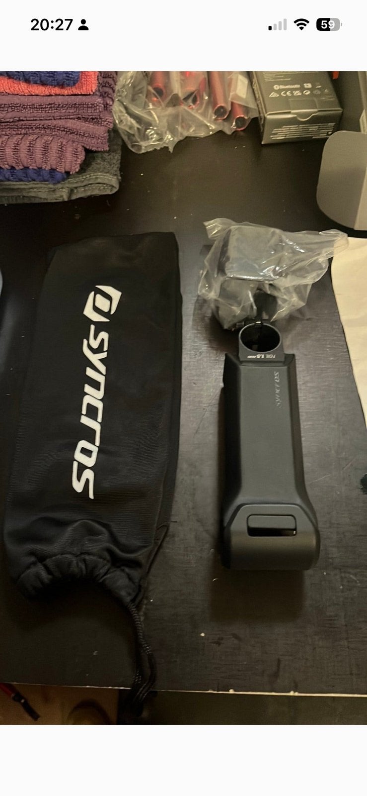 Scott foil stuurpen 120mm, Vélos & Vélomoteurs, Guidon, Comme neuf, Enlèvement, Aluminium