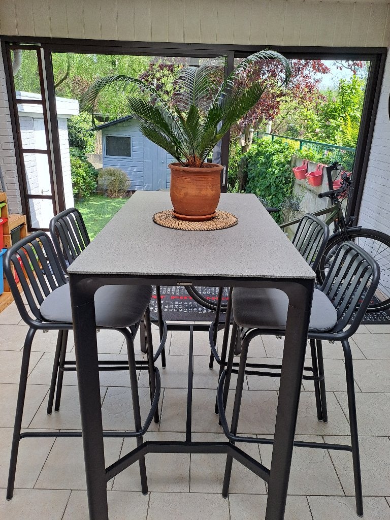 Hoge tafel met 4 stoelen, Huis en Inrichting, Ophalen