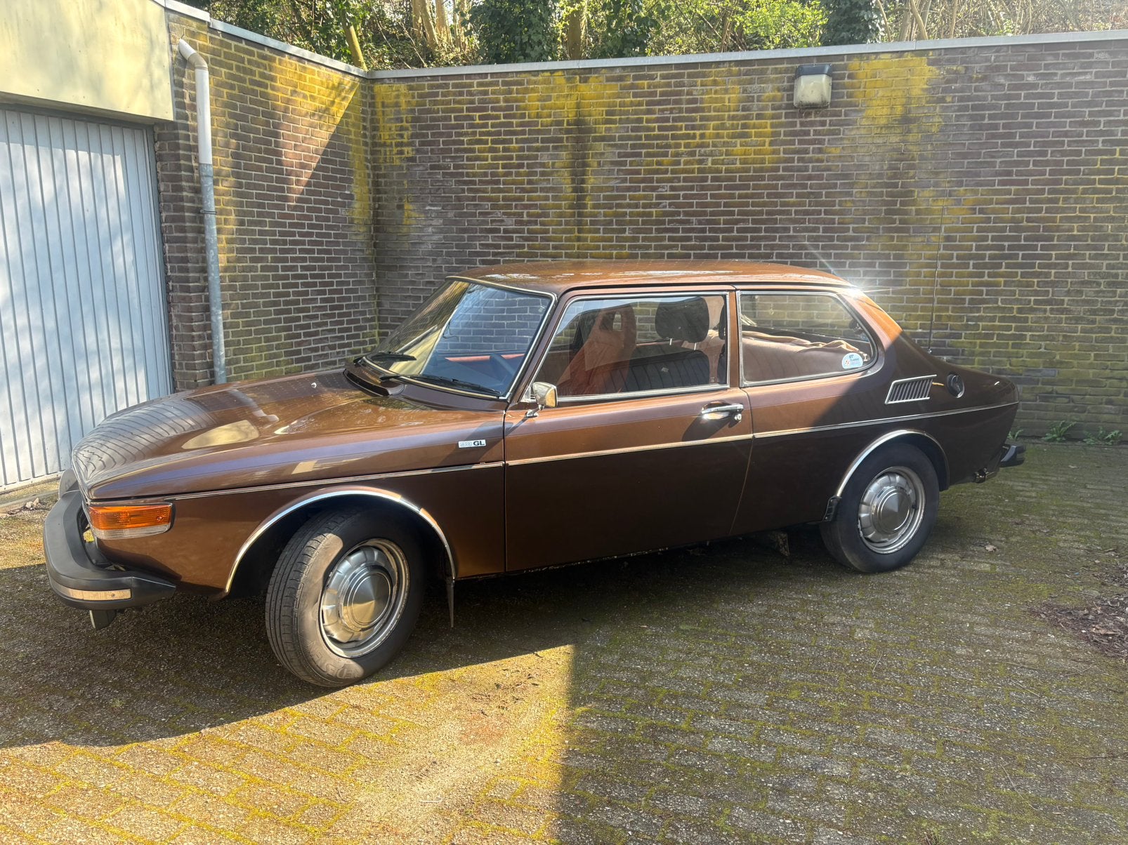 Saab 99GL 2.0, Auto's, Voorwielaandrijving, Bruin, Bruin, Particulier