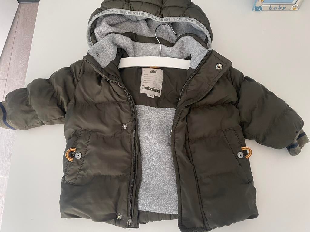 Timberland baby jas maat 74 / 12 maanden als nieuw, Kinderen en Baby's, Ophalen of Verzenden, Zo goed als nieuw, Jongetje, Jasje