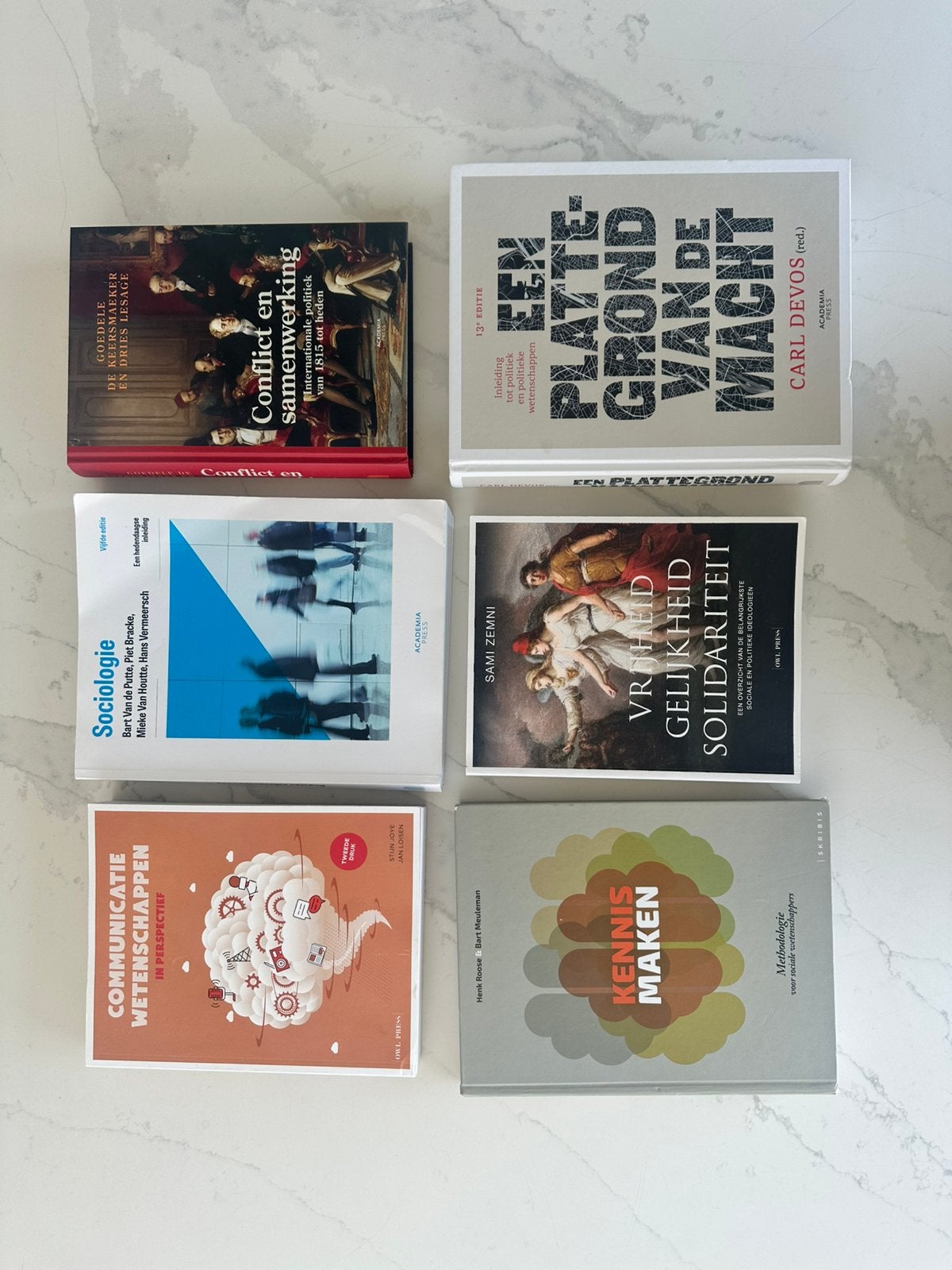 Boekenpakket 1e jaar politieke wetenschappen Ugent, Boeken, Ophalen of Verzenden, Gelezen, Politiek en Staatkunde