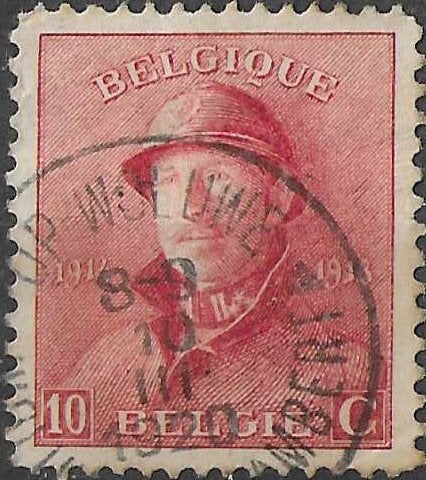Belgische postzegels  -  168, Postzegels en Munten, Verzenden, Gestempeld